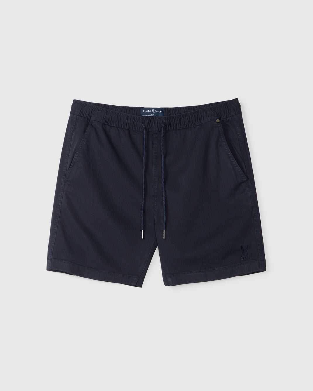 Short Psycho Bunny Willis Stretch Tencel Short Bleu Marine Homme | BCB-92352732